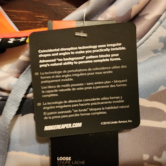 UNDER ARMOR Camo Hoodie - Size XXL NWT Pull-over with Kangaroo Pockets - Picture 12 of 16